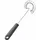 GASTROMAX Spiralbesen schwarz 25,5 cm
