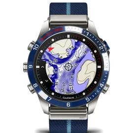 Garmin MARQ Gen2 Captain Silikonarmband blau