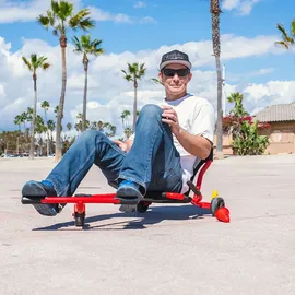 EzyRoller Pro X Fun Fahrzeug Dreirad für Jugendliche und Erwachsene (schwarz)