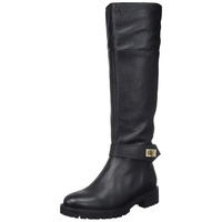 GEOX D HOARA Knee High Boot, Black, 39 EU