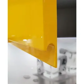 Feldmann-Wohnen Küchenzeile Florence 392 cm purpurviolett / pastellviolett braun