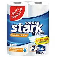 Gut&Günstig Küchenrollen stark klassik 3-lagig 2 Rollen