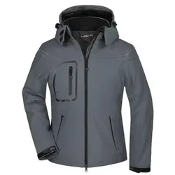 Damen Winter Softshelljacke JN1001, carbon, Größe XXL - carbon - XXL