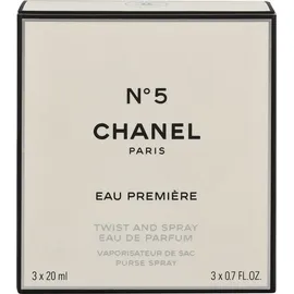 Chanel No. 5 Eau Premiere Eau de Parfum refillable 20 ml + Eau de Parfum Nachfüllung 2 x 20 ml Geschenkset