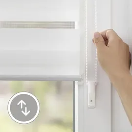 Lichtblick Duo Rollo / Doppelrollo Klemmfix 70 x 150 cm weiß