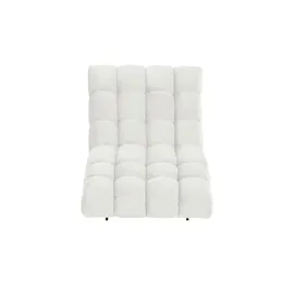 Switch Relaxliege Delphi Flachgewebe 80 x 91 x 166 cm Weiß