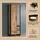 Home Affaire Enna Garderobenschrank 73 x 39 x 195 cm orange schwarz