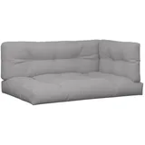 vidaXL Palettenkissen 5-tlg. 60 x 40 x 20 cm grau
