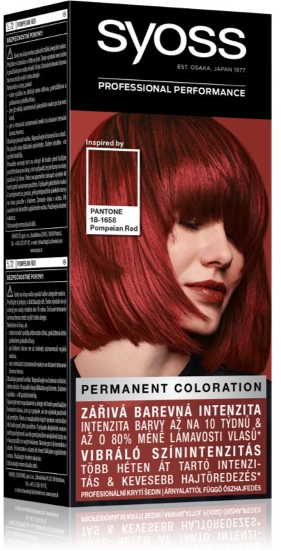 Syoss Color Permanent-Haarfarbe Farbton 5-72 Pompeian Red 50 ml