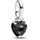 Pandora Schwarzes Chakra Herz Silber 793042C01