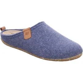 ROHDE Damen Pantoffel Softfilz Hausschuh Wechselfußbett 6860, Größe:38 EU, Farbe:Blau