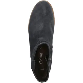 Gabor Damen Stiefeletten - bequeme Stiefelette blau, Größe 40