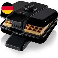 Cloer 1420 Brüsseler Waffeleisen Für 2 Belgische Waffeln 9 X 15,5 Cm, Duo-Waffel