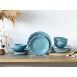 CreaTable Orient Mandala Tafelservice 18-tlg. blau