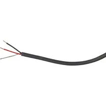 Kash 70I120 Mikrofonkabel 2 x 0.12mm2 Schwarz 20m