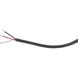 Kash 70I120 Mikrofonkabel 2 x 0.12mm2 Schwarz 20m