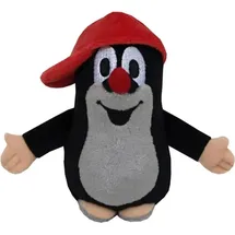 Trötsch Verlag Plüschfigur Der kleine Maulwurf mit Kappe rot,