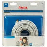 Hama Antennen-Kabel 15 m Weiß
