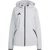 adidas Tiro Travel Windbreaker Damen - team light grey/black L