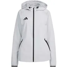 adidas Tiro Travel Windbreaker Damen - team light grey/black L