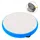 vidaXL Aufblasbare Gymnastikmatte mit Pumpe 100x100x20 cm PVC Blau