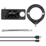 Feegow SI4732 Taschenradio-Empfänger, tragbarer Vollband-Rundfunkempfänger, LSB USB AM FM Mini-Radio mit 4,8 cm IPS-HD-Bildschirm, ESP32-S3-Steuerung, 800 mAh Akku-Schleifenantenne