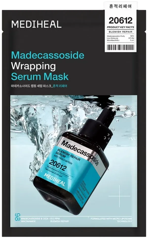 MEDIHEAL Madecassoside Wrapping Serum Mask Blemish Repair 10 Stück
