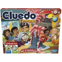 Cluedo Junior-Spiel, 2-seitiges Spielbrett, 2 Spiele in 1, Cluedo-Detektivspiel