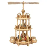 Richard Glässer Pyramide Heilige Familie, Seiffen, Erzgebirge #16775