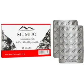 Natural Gold Mumio Mumijo Gold Shilajit Tabletten 60 St.