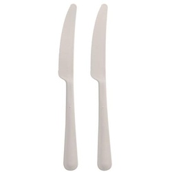 Papstar 10er-Pack Mehrweg-Messer 19,7 cm weiß weiß