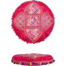 Marrakesch Orient & Mediterran Interior Bahri Rundkissen Ø 55 cm Pink