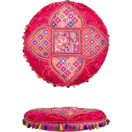 Marrakesch Orient & Mediterran Interior Bahri Rundkissen Ø 55 cm Pink