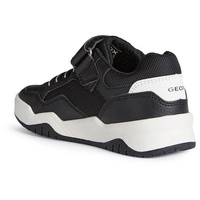 GEOX Jungen J Perth Boy B Sneakers, Black White, 30 EU