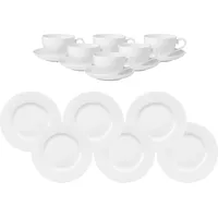 Villeroy & Boch Royal Kaffeeservice 18-tlg. weiß