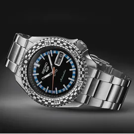 Seiko 5 Sports Checker Flag Edelstahl 42,5 mm SRPK67K1