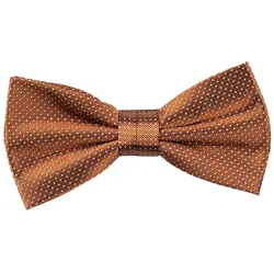Fliege ROY ROBSON "aus 100% Seide - mit feiner Musterung", Herren, Gr. Onesize, braun, 100% Seide, Fliegen