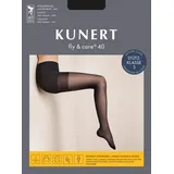 Kunert Fly & Care 40 Women Reisestrumpfhose 1 Stück | 40-42 (II) | Black (KU-0500)