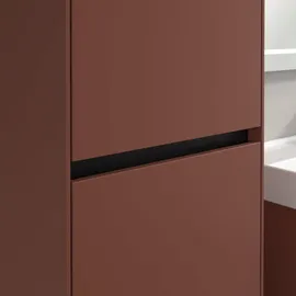Villeroy & Boch Collaro Hochschrank 45,4 x 153,8 x 34,9 cm Weinrot Holz
