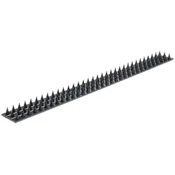 Haushalt International 10er Set Vogelabwehr Spikes Vogelschutz für Zäune und Mauern