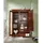 Massivmoebel24 Vitrine Akazie 110 x 45 x 155 cm Braun