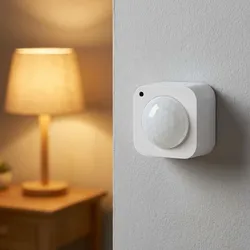 SmartLife Bewegungssensor - PIR-Sensor - Smart Home kompatibel - Helligkeitserkennung - kabellos, batteriebetrieben - 100° Detektionswinkel - 4,6x3,9x4,6 cm