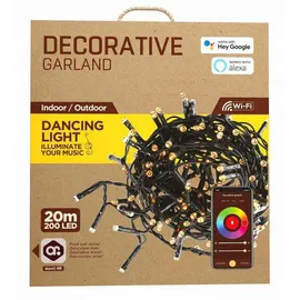 Muvit IO LED-Lichterkette 20 m Mehrfarbig