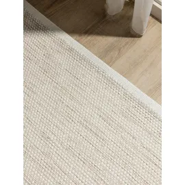 benuta Baumwollteppich, Creme, Textil, Uni, Rechteckig, 300x400 cm Oeko-Tex® Standard 100% für Fußbodenheizung geeignet, Teppiche - Böden, Teppiche, Naturteppiche