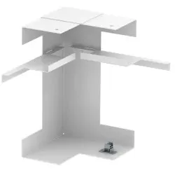 OBO 6278440 Inneneck vereinfacht symmetrisch 70x210x128 Stahl reinweiß RAL 9010 GS-DI70210RW