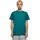 Build Your Brand Herren T-Shirt Round Neck, Männer Basic T-Shirt mit Rundhalsausschnit, Regular Fit, Baumwolle, Retrogreen, 5XL