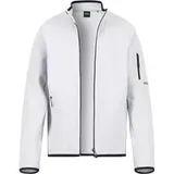 Boss Green Herren Sweatjacke grau unifarben, grau, Herbst/Winter 2025/2026