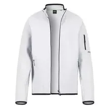 Boss Green Herren Sweatjacke grau unifarben, grau, Herbst/Winter 2025/2026