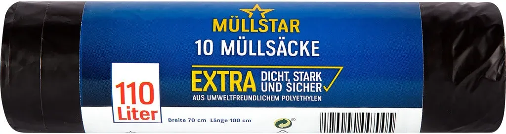Müllsäcke schwarz / Standard - schwarz