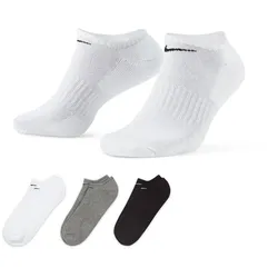 3er Pack NIKE Everyday Cushioned Trainingssocken No-Show multi-color 42-46